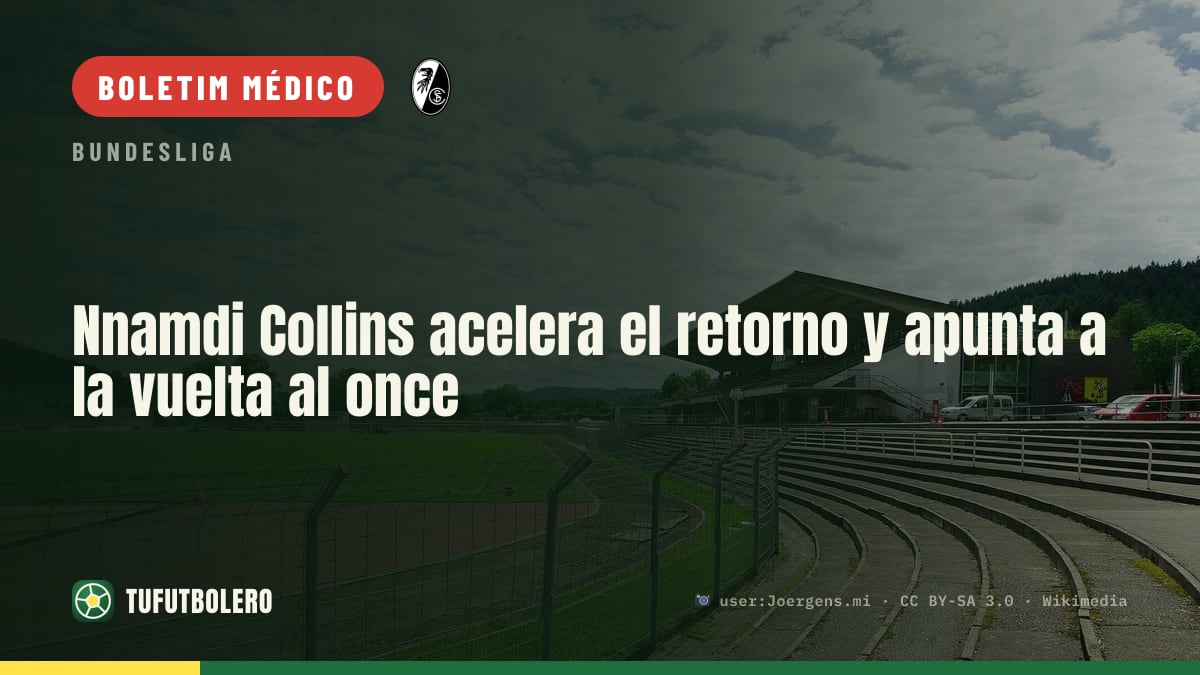 Nnamdi Collins acelera o retorno e aponta para ser titular no Freiburg