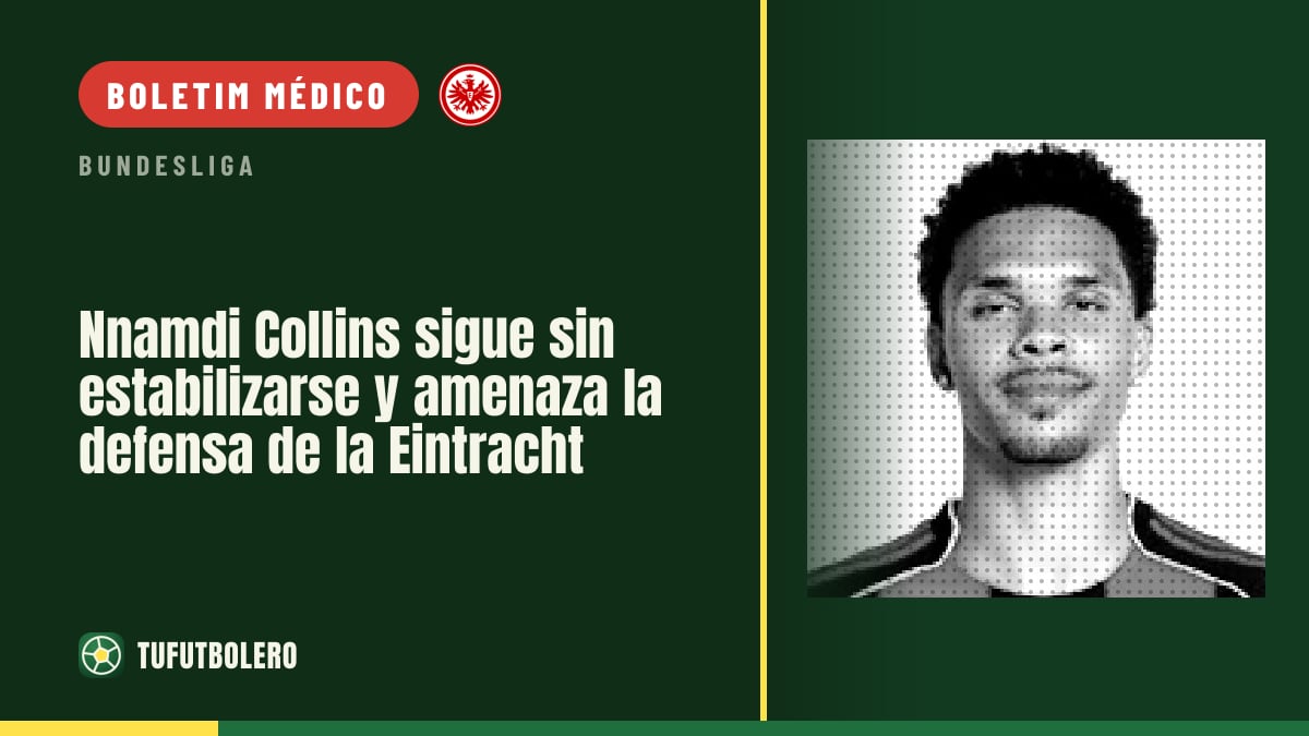 Nnamdi Collins ainda não estabiliza e deixa dúvidas na defesa do Eintracht