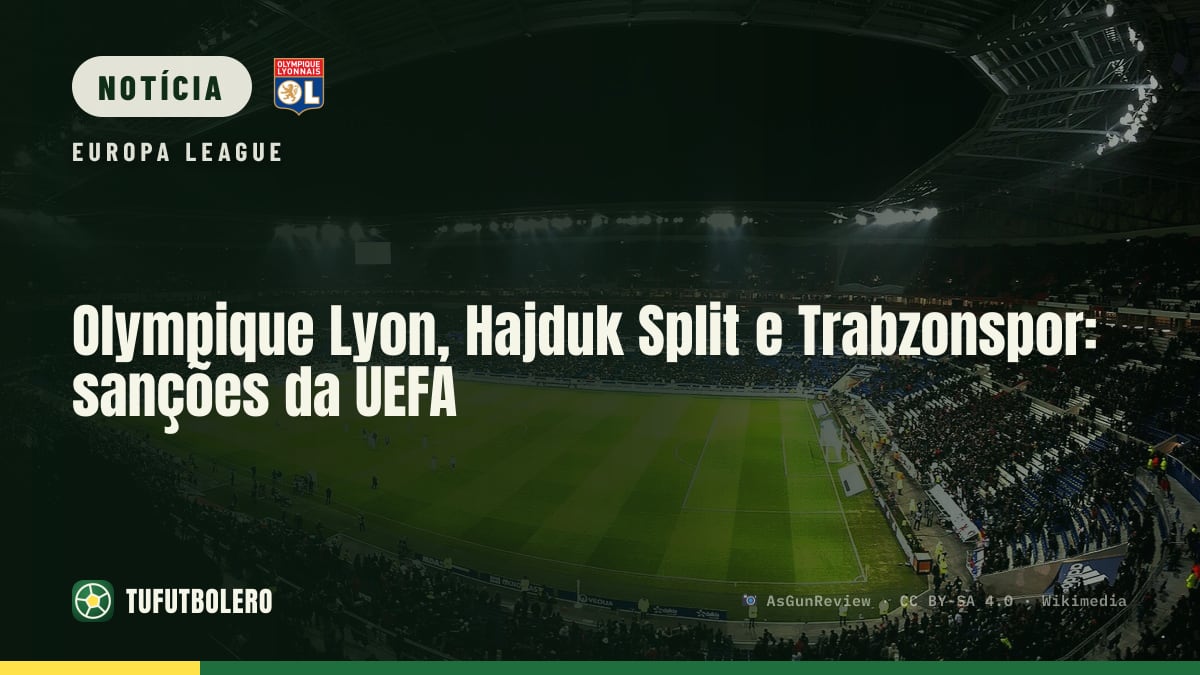 Olympique Lyon, Hajduk Split e Trabzonspor: sanções da UEFA