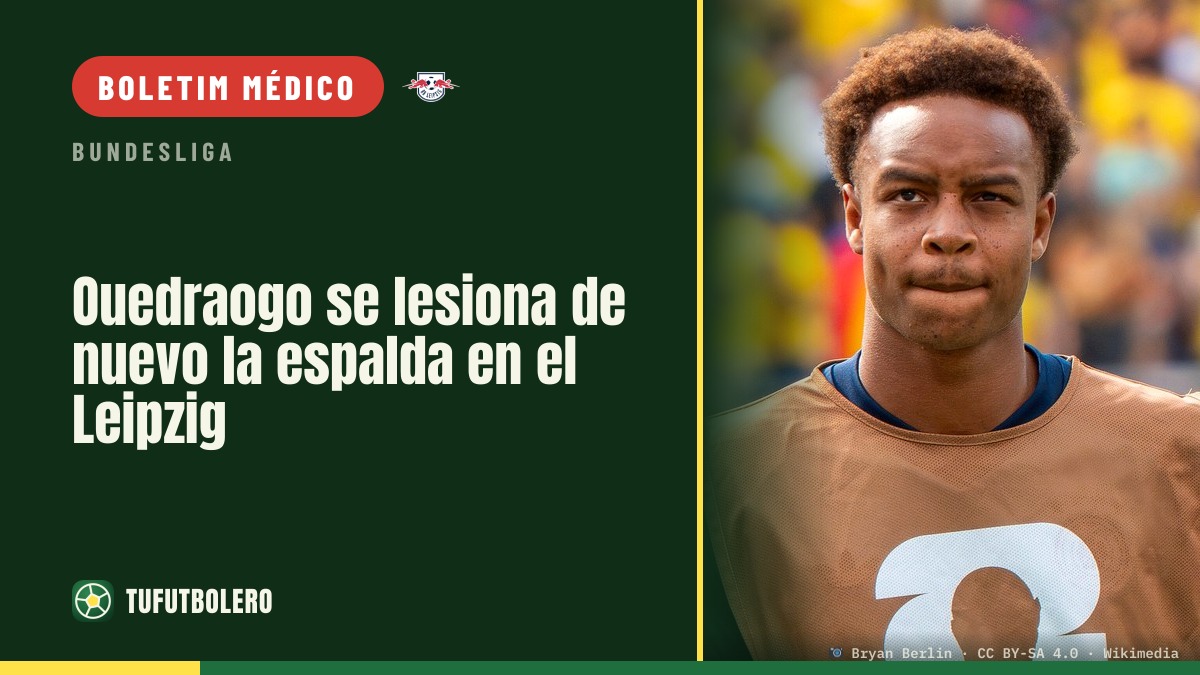 Ouedraogo volta a sofrer com o ombro e Leipzig preocupa-se
