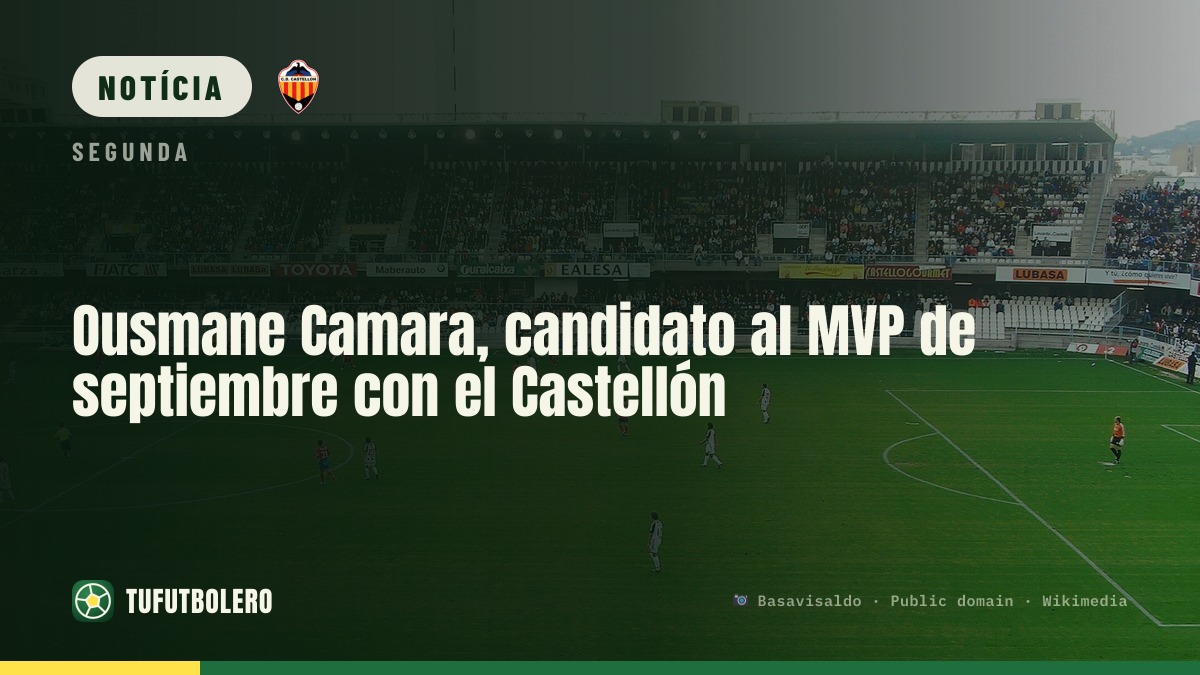Ousmane Camara é candidato ao MVP de setembro pelo Castellón