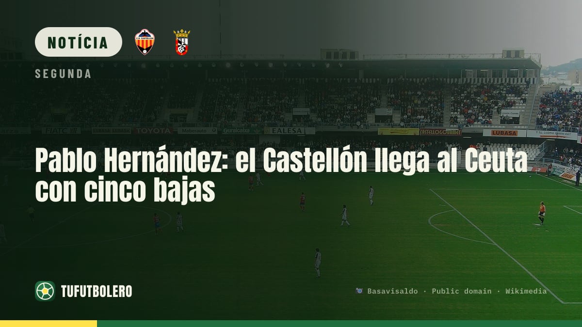 Pablo Hernández mexe no Castellón para jogar na casa do Ceuta