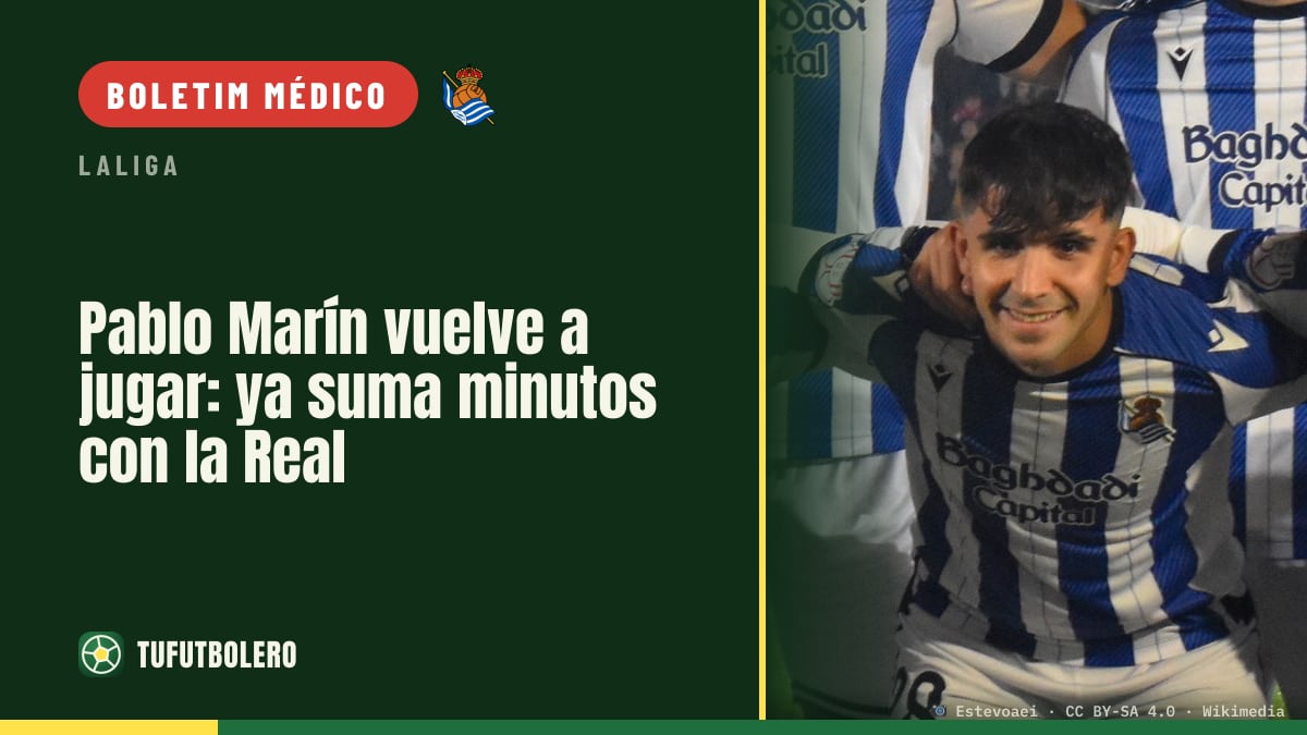 Pablo Marín volta a jogar e entra nos planos da Real