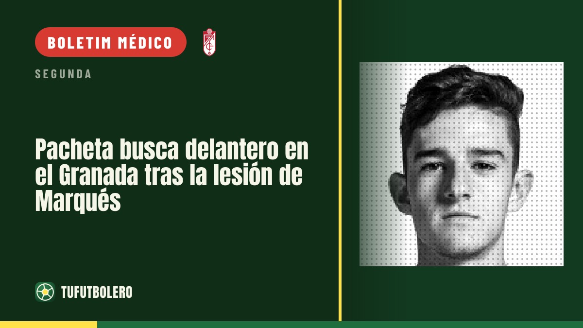 Pacheta procura um avançado no Granada após a lesão de Marqués
