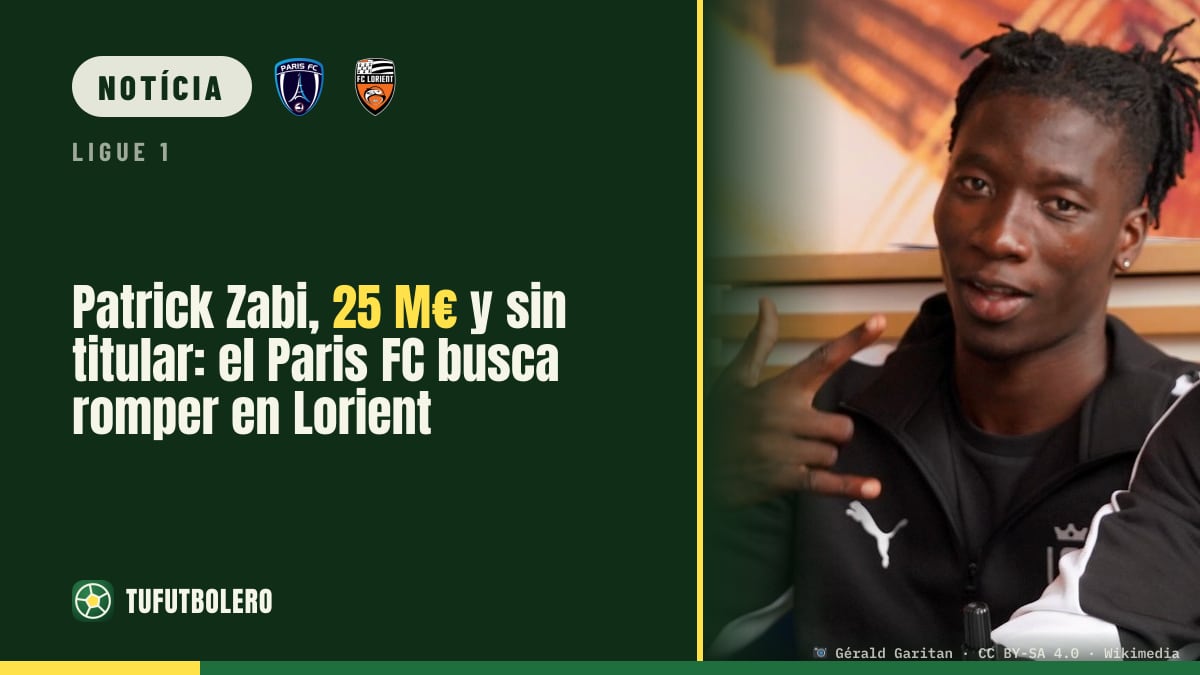 Patrick Zabi, 25 M€ e ainda sem titular: Paris FC quer acertar em Lorient