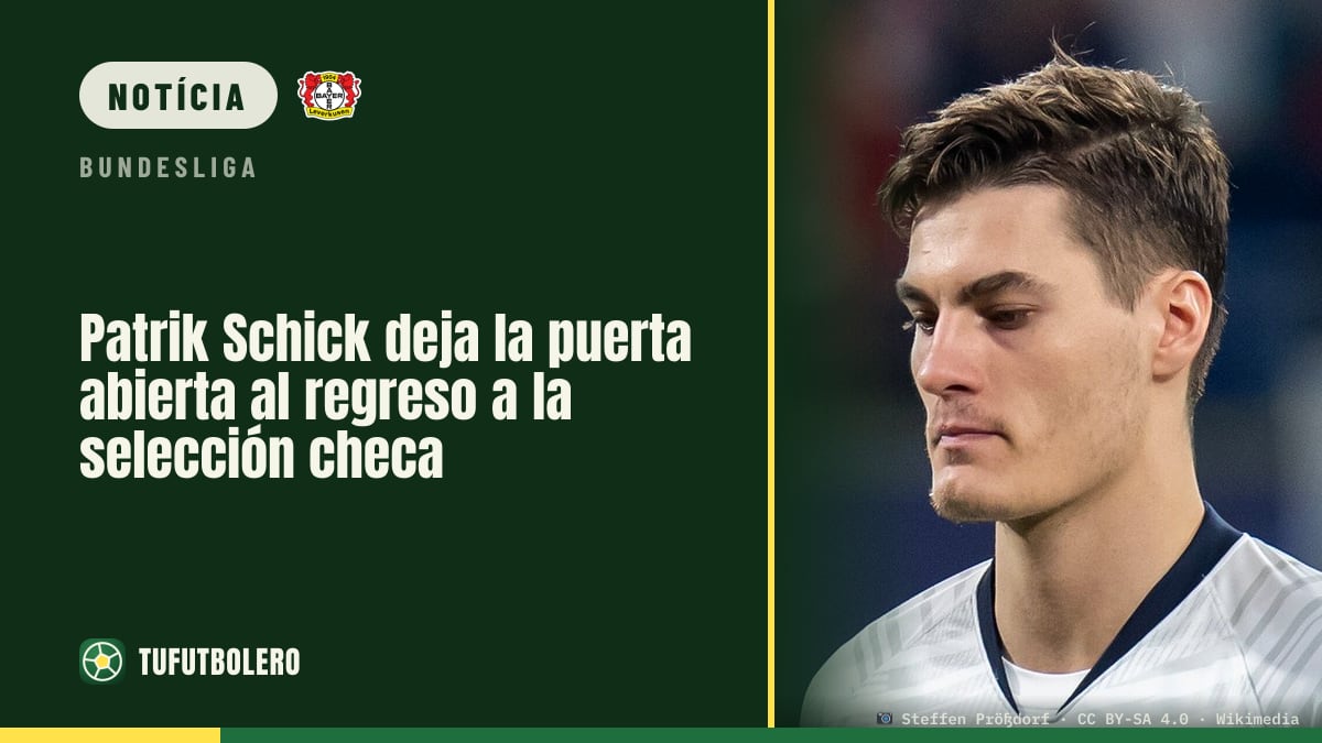 Patrik Schick deixa a porta aberta para voltar à seleção checa