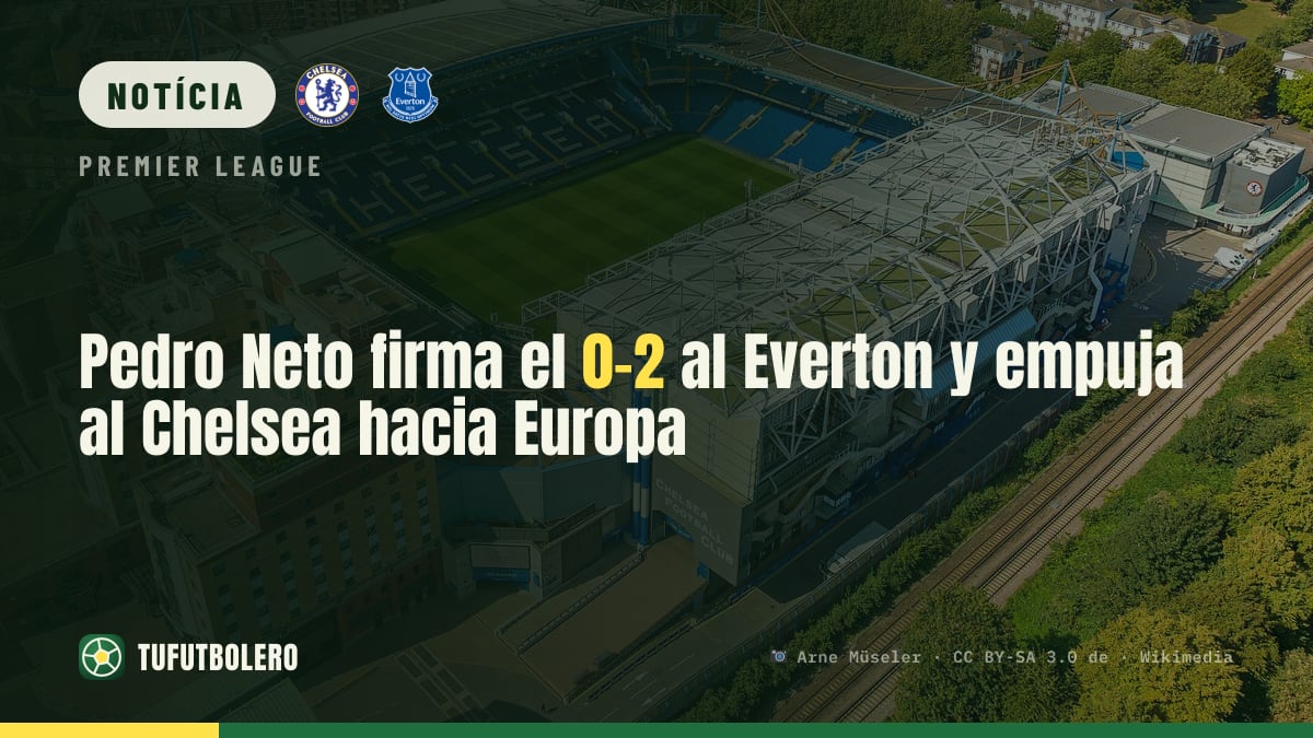 Pedro Neto faz bis e põe o Chelsea no 0-2 frente ao Everton