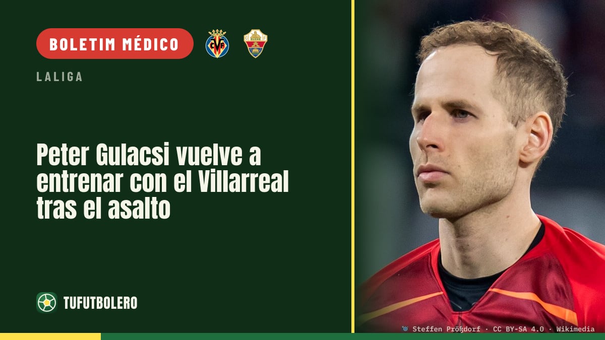 Peter Gulacsi volta aos treinos no Villarreal após assalto à mão armada