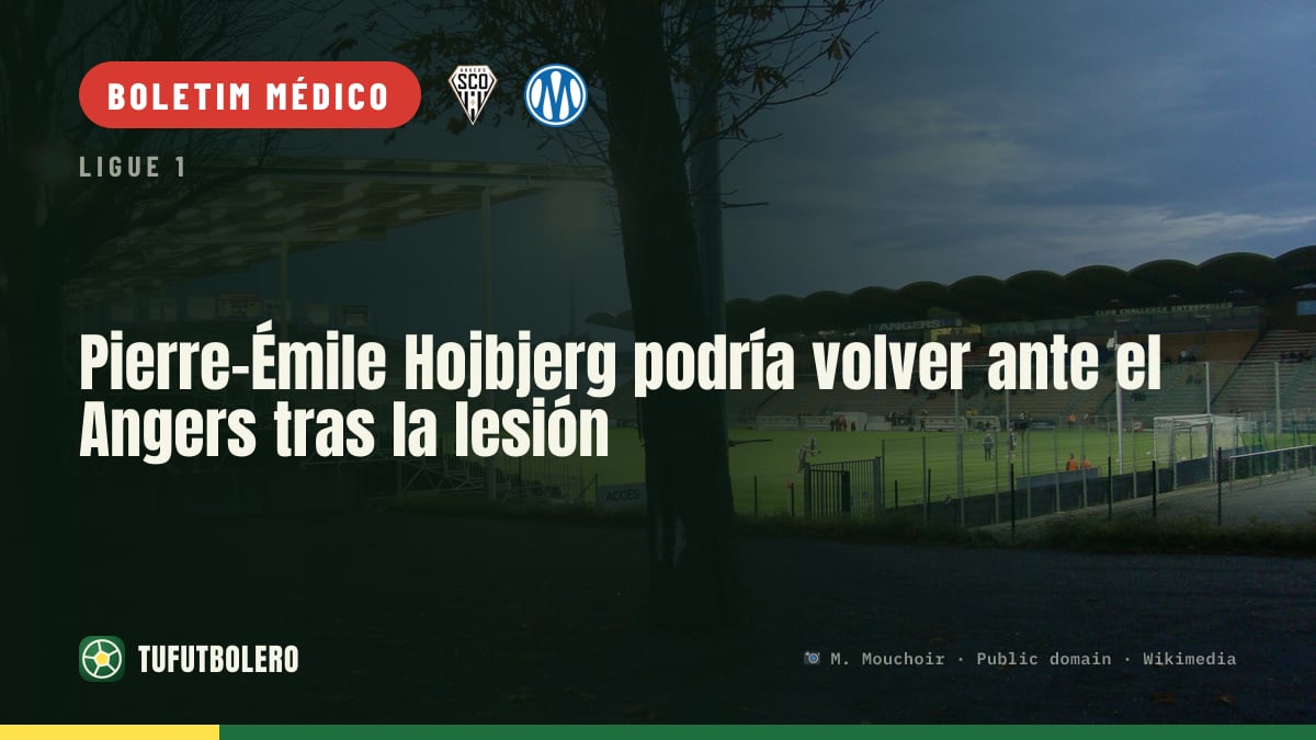 Pierre-Émile Hojbjerg pode voltar contra o Angers após lesão