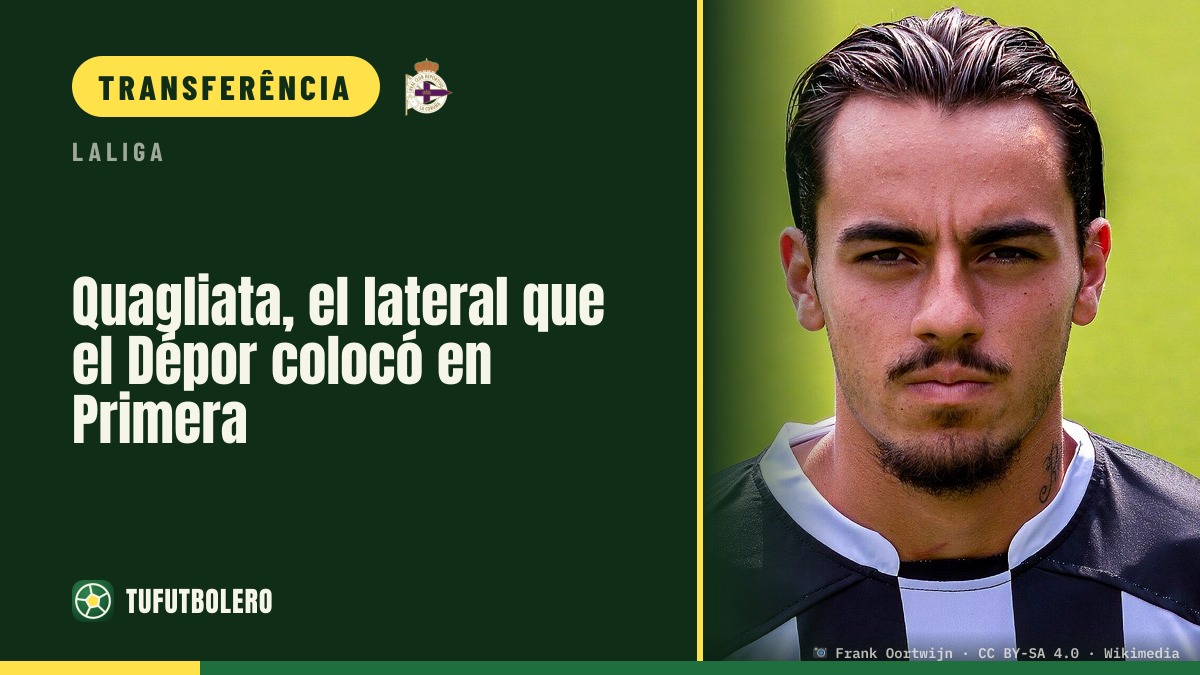 Quagliata, o lateral que o Dépor lançou na Primeira
