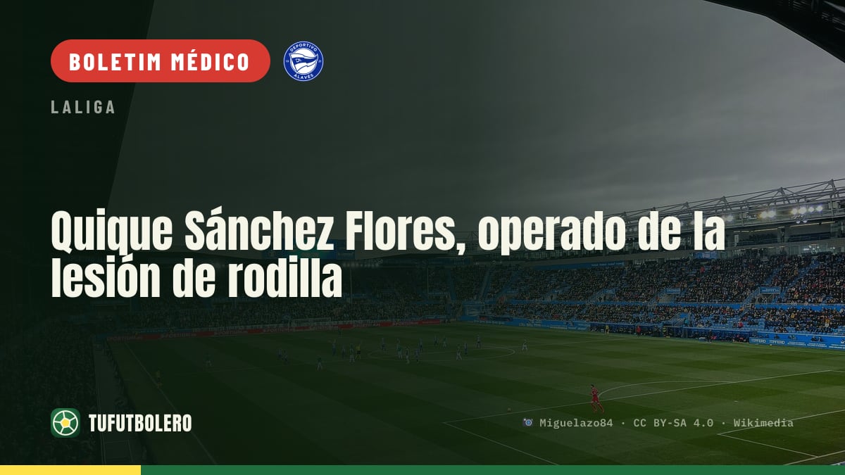 Quique Sánchez Flores operado da lesão no joelho