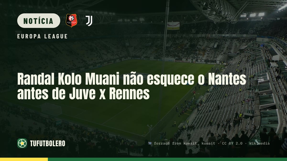 Randal Kolo Muani não esquece o Nantes antes de Juve x Rennes