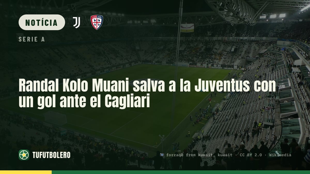 Randal Kolo Muani salva a Juventus com gol no Cagliari