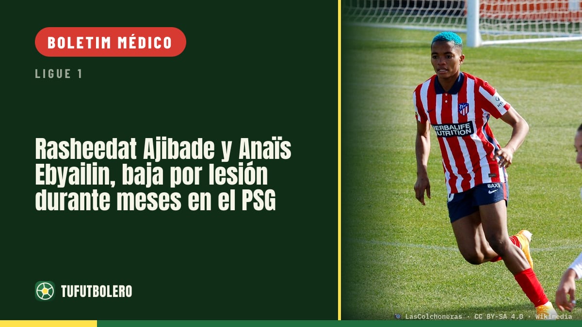 PSG confirma baixa por lesão de longa duração para Rasheedat Ajibade e Anaïs Ebyailin