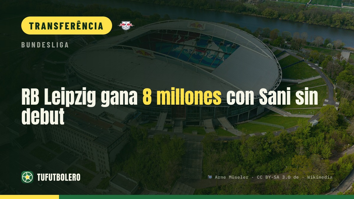 RB Leipzig lucra 8 milhões com Sani sem estrear