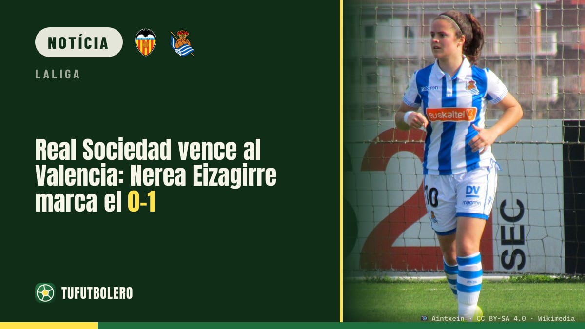 Real Sociedad vence o Valencia por 0-1: golo de Nerea Eizagirre