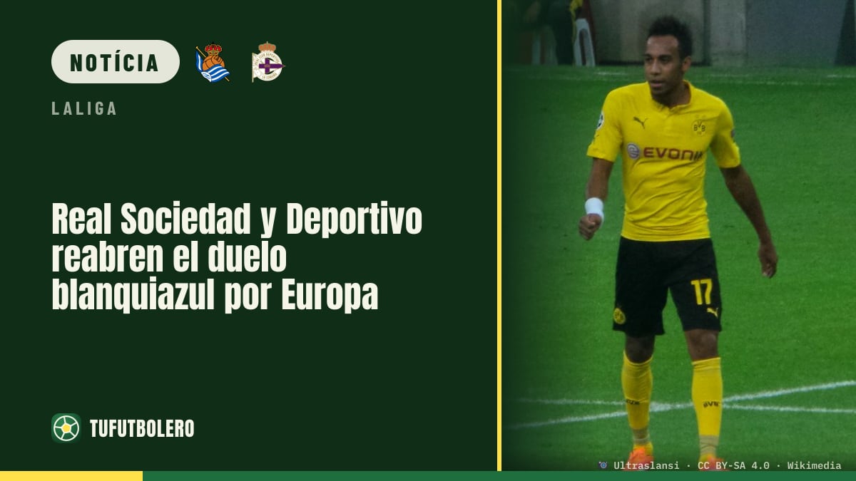 Real Sociedad e Deportivo reacendem o duelo blanquiazul por vaga europeia