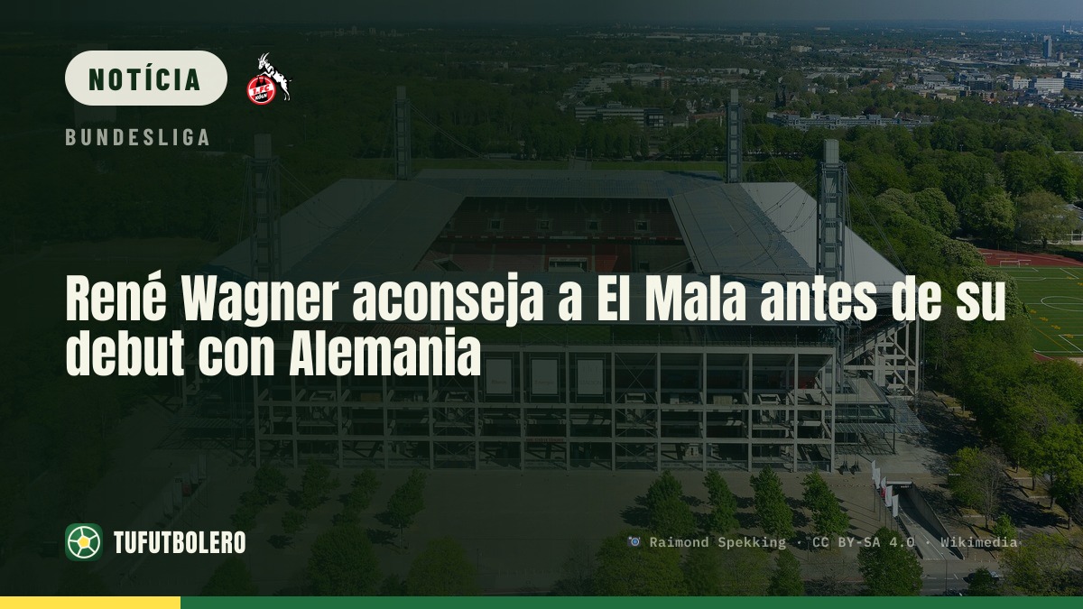 René Wagner aconselha El Mala antes da estreia pela Alemanha