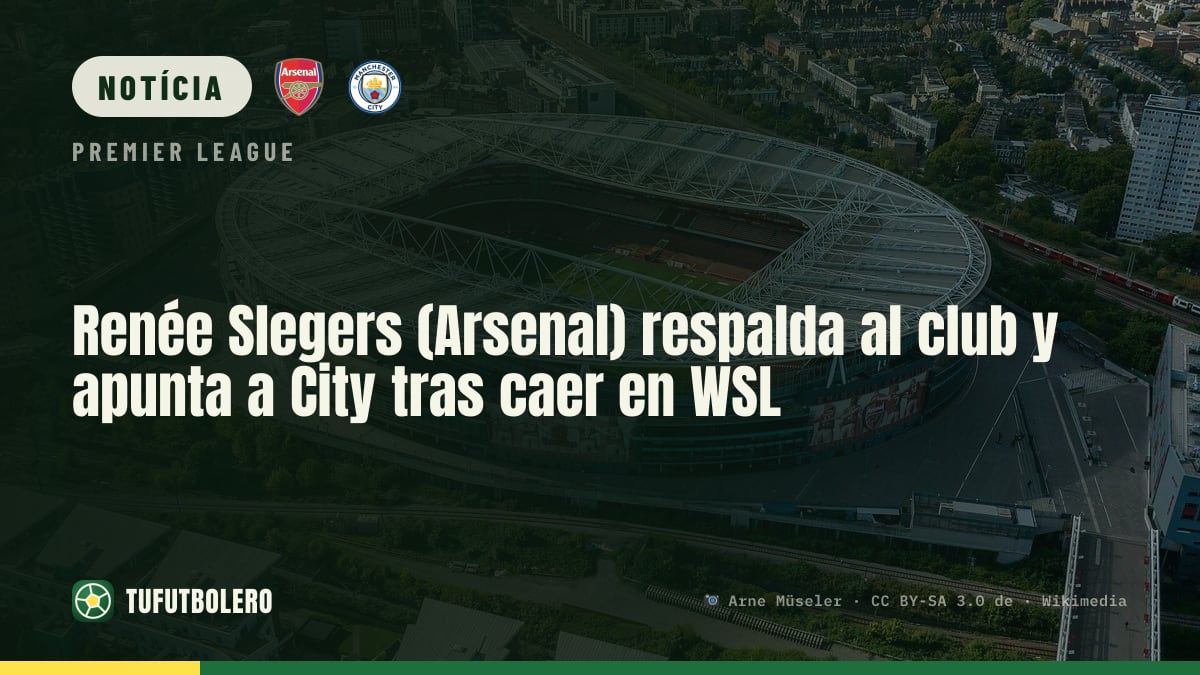 Renée Slegers (Arsenal) diz sentir apoio total após sequência ruim antes do City