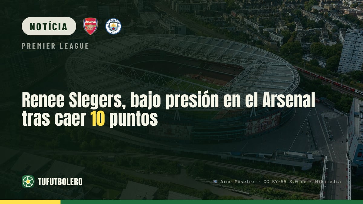 Renee Slegers em apuros no Arsenal após distância de 10 pontos na WSL
