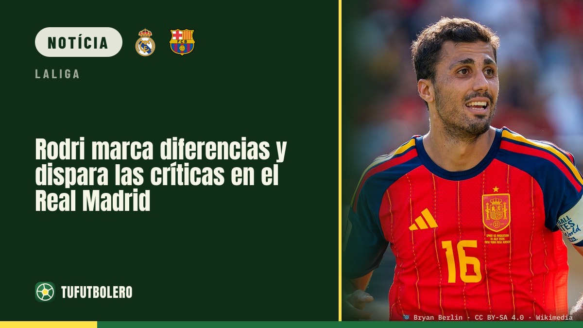 Rodri define o ritmo e alimenta as críticas no Real Madrid
