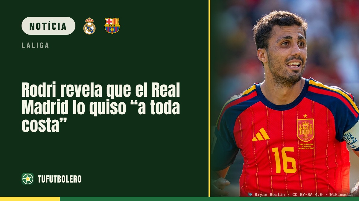 Rodri diz que o Real Madrid o queria “a todo custo”