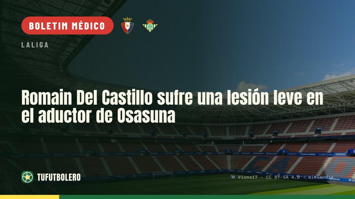 Romain Del Castillo tem lesão leve no adutor da coxa pelo Osasuna