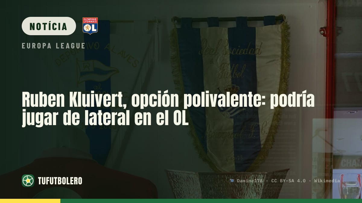 Ruben Kluivert como opção versátil no OL: pode jogar a lateral-esquerda