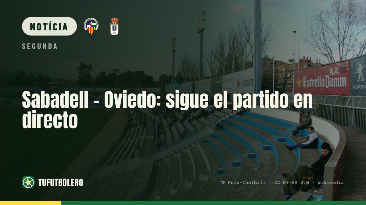 Sabadell x Oviedo: siga o jogo em direto