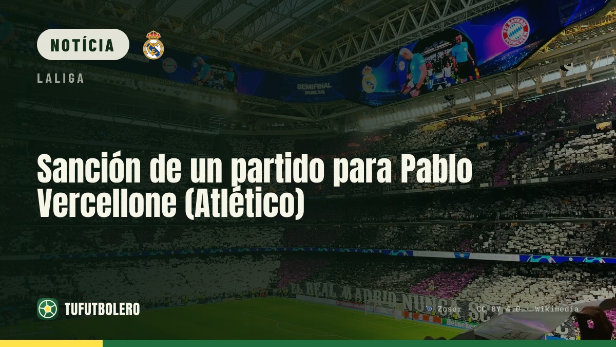 Jogo de suspensão para Pablo Vercellone (Atlético)