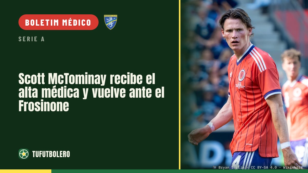 Scott McTominay recebe alta médica e pode voltar contra o Frosinone