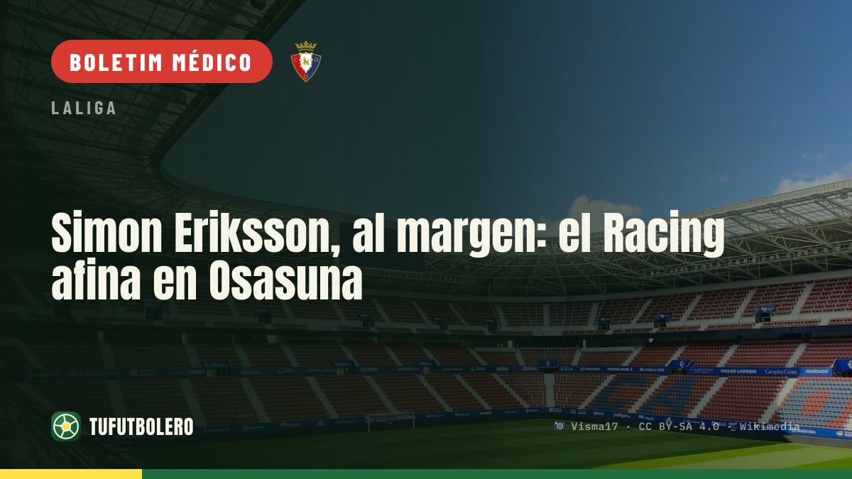 Simon Eriksson treina à parte: o Racing prepara a visita ao Osasuna