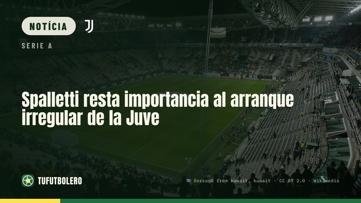 Spalletti minimiza arranque irregular da Juventus