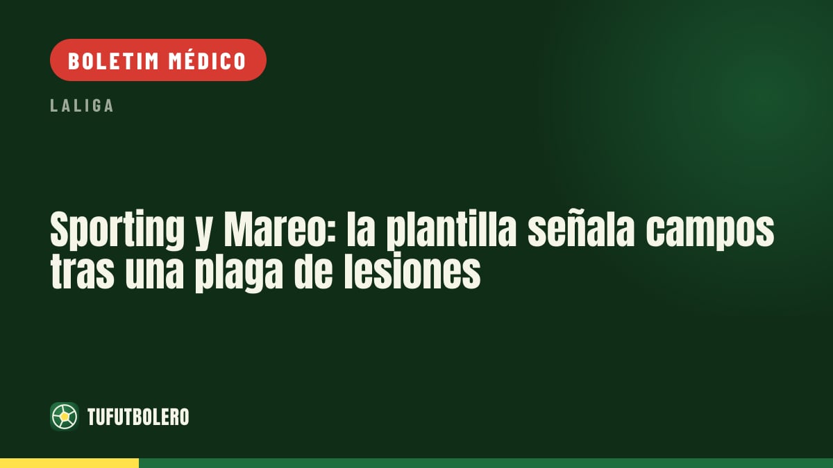 Sporting e Mareo: plantel aponta os campos após surto de lesões
