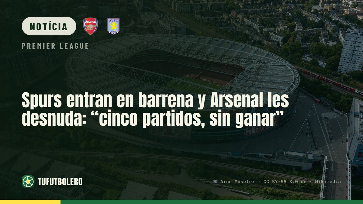 Spurs voltam a afundar e Arsenal evidencia falhas