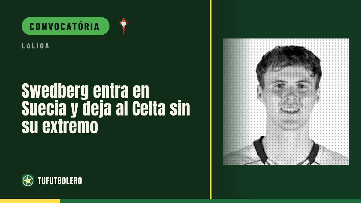 Swedberg chamado pela Suécia e deixa o Celta sem o extremo