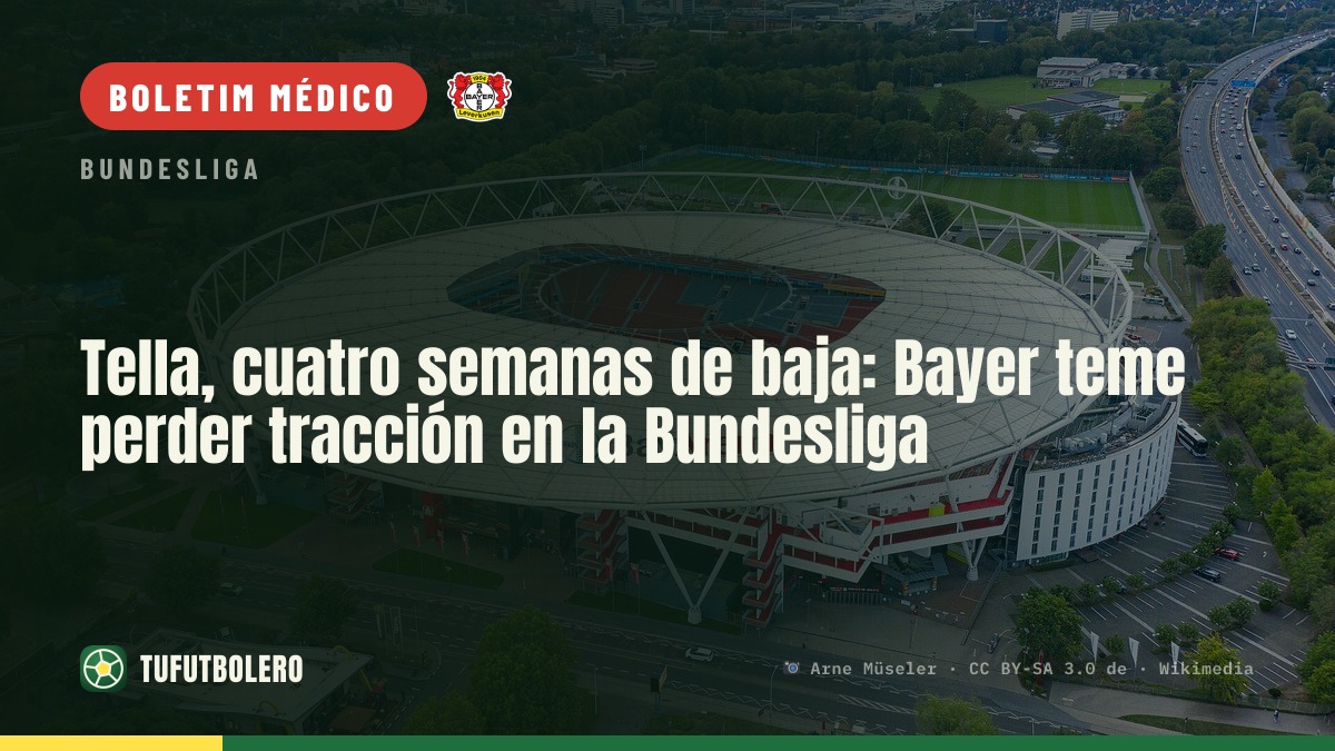 Tella fica cerca de um mês fora: Bayer teme perder ritmo