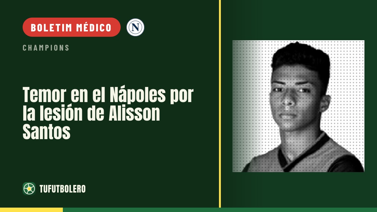 Temor no Nápoles: Allegri teme lesão de Alisson Santos
