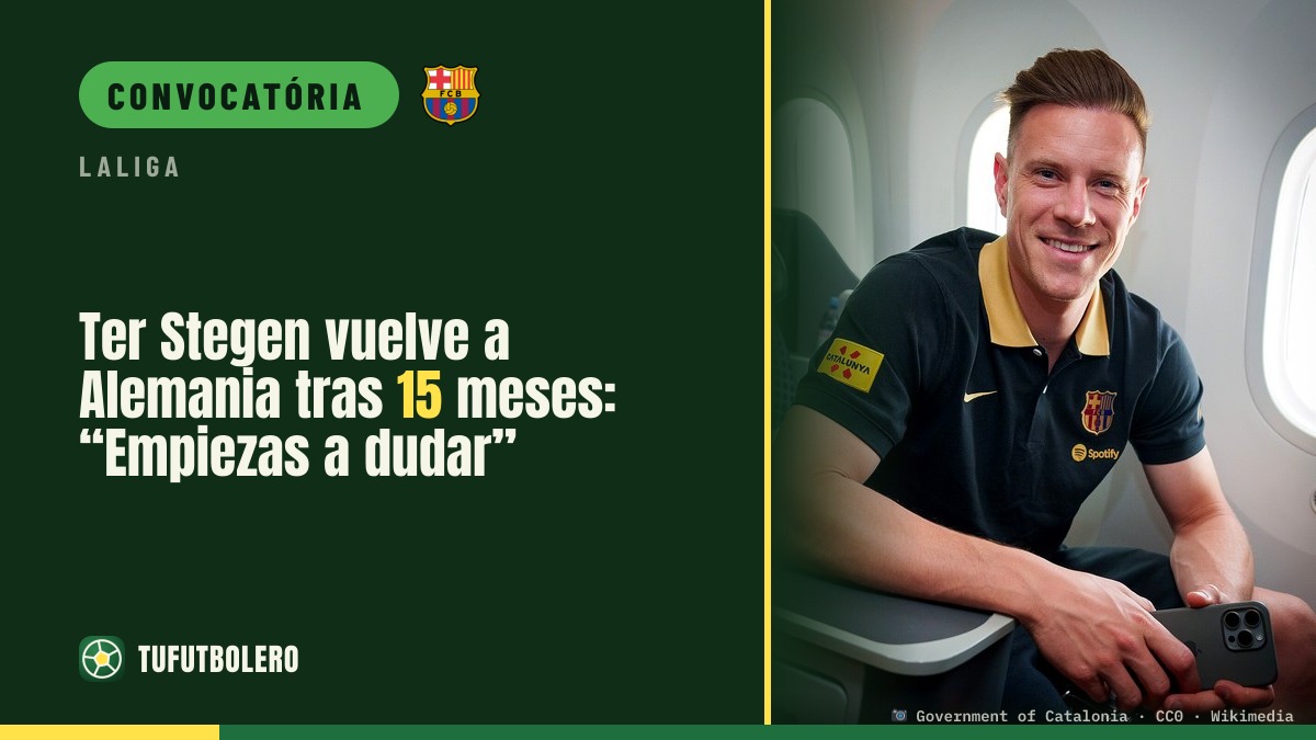 Ter Stegen volta à Alemanha após 15 meses: “Dúvidas aparecem”