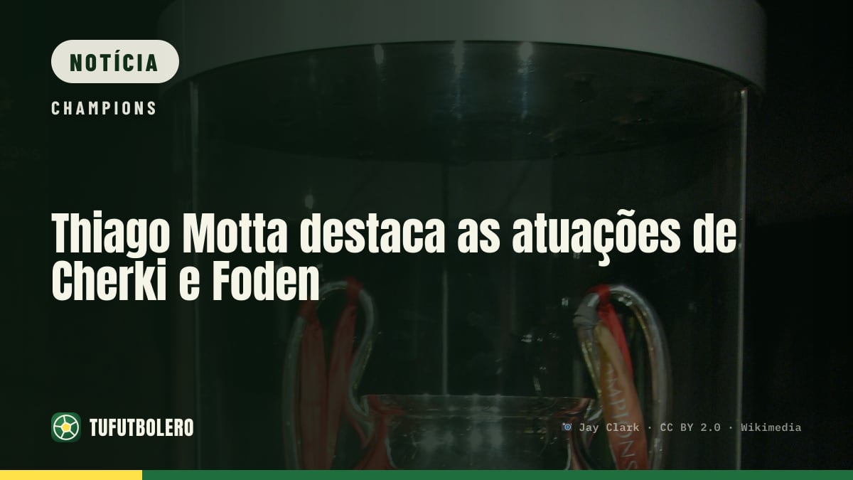 Thiago Motta destaca as atuações de Cherki e Foden
