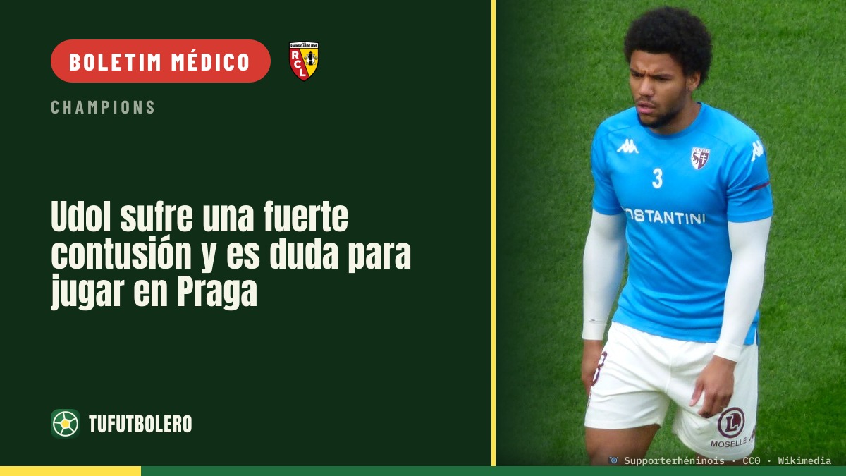 Udol sofre pancada forte e é dúvida para o jogo em Praga