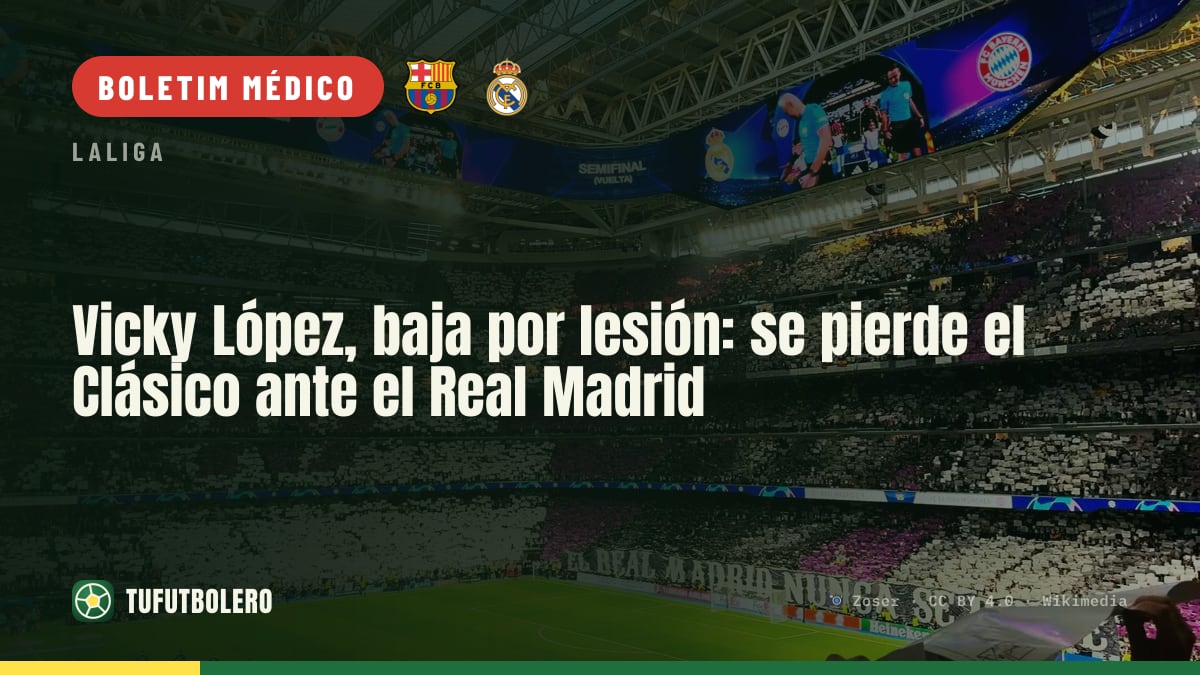 Vicky López fica de fora por lesão e perde o Clássico frente ao Real Madrid