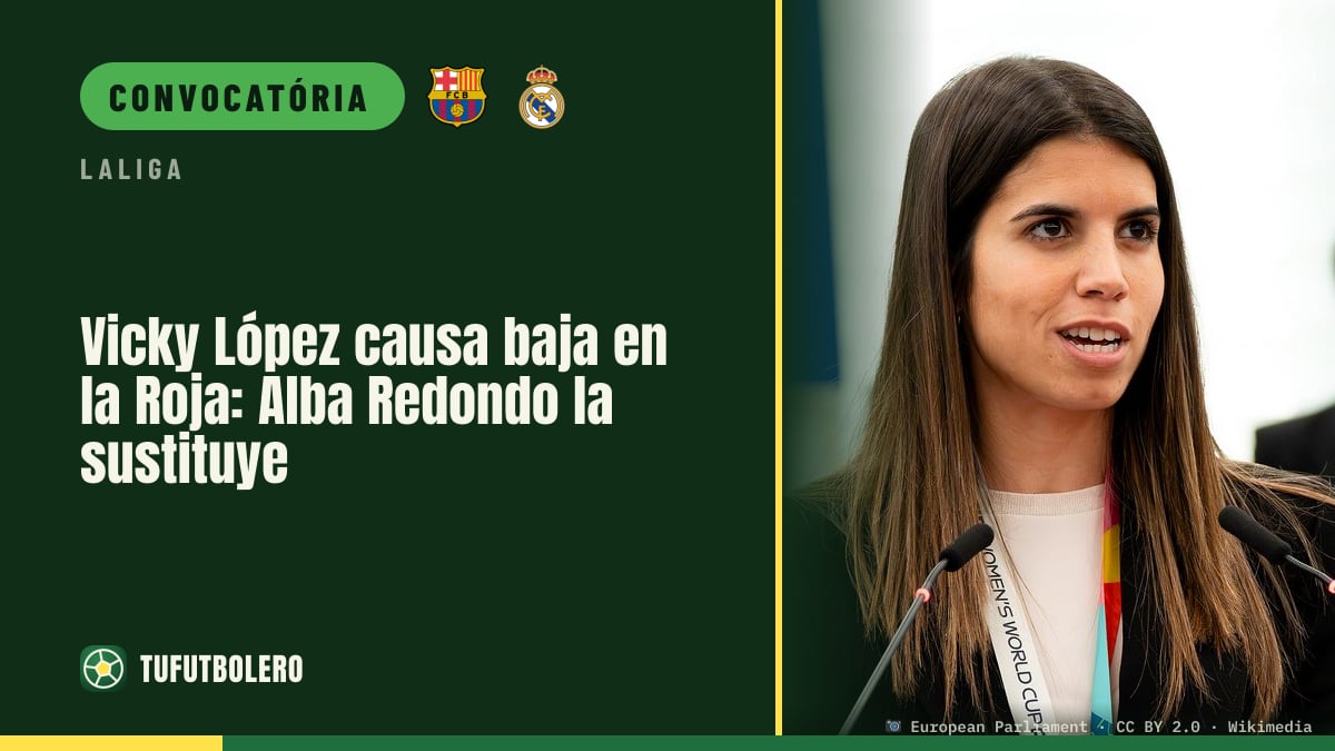Vicky López sai da Roja: Alba Redondo entra no lugar