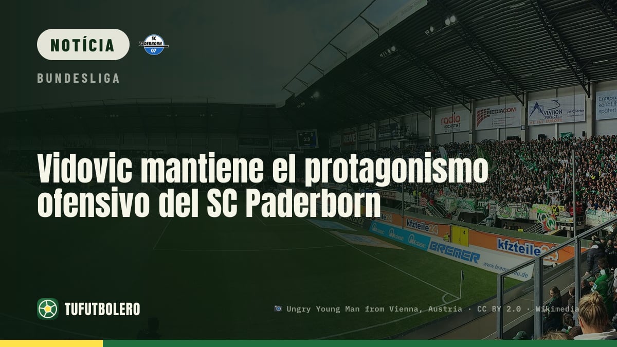 Vidovic é a peça-chave do SC Paderborn para o gol