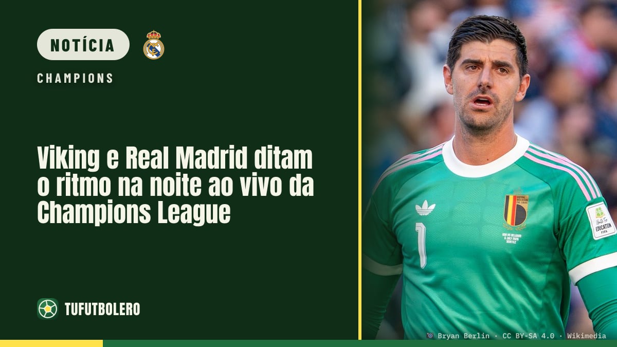 Viking e Real Madrid ditam o ritmo na noite ao vivo da Champions League