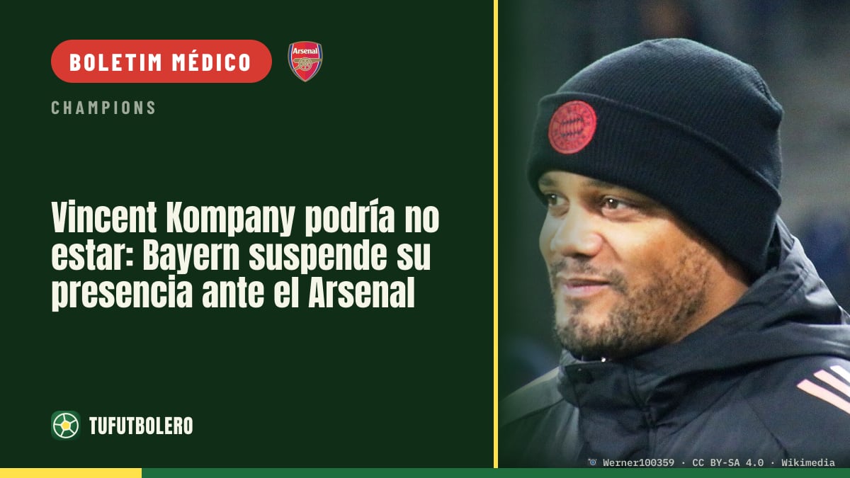 Vincent Kompany é dúvida: vírus nas pernas pode fazê-lo falhar Bayern x Arsenal