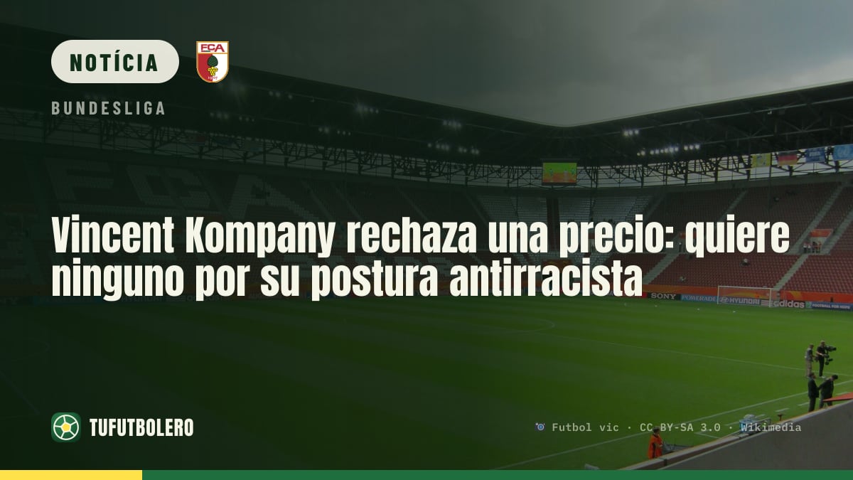 Vincent Kompany rejeita um “preço” pelo posicionamento antirracista