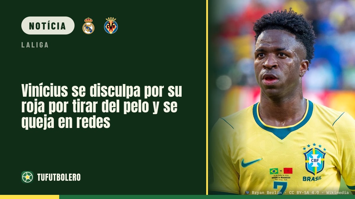 Vinícius pede desculpa após vermelho por puxar cabelo e reclama nas redes
