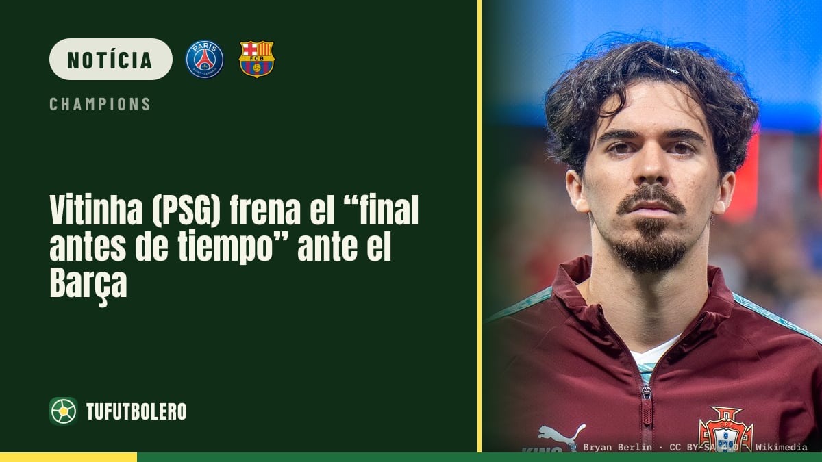Vitinha (PSG) corta o “final antecipado” contra o Barcelona