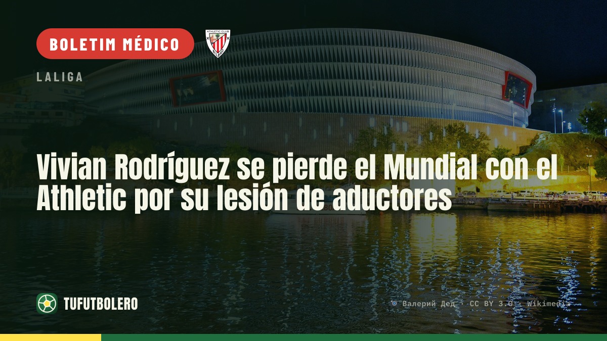 Vivian Rodríguez falha a Copa do Mundo pelo Athletic por lesão nos adutores